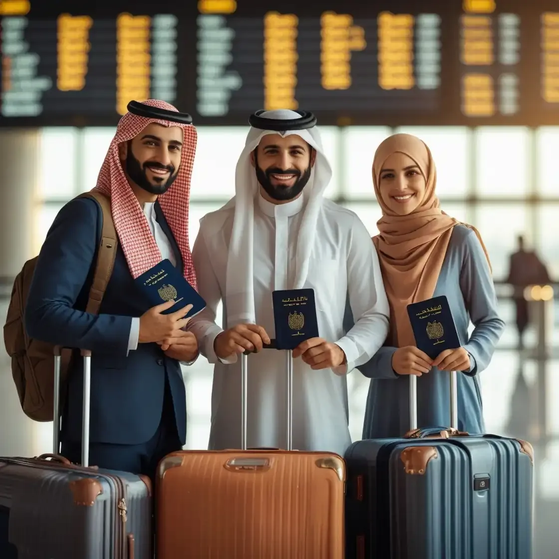 Leonardo_Phoenix_10_A_Middle_Eastern_family_at_the_airport_wit_3.webp
